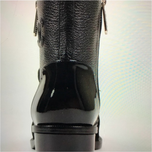 Authentic Chanel Suede & Leather Black Boots Size 40 - Picture 6 of 13